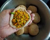 A picture of step 6 of Litti Chokha.