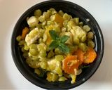 Une image de l'étape 4 de Salade fraîche de pois cassés.