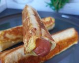 Une image de l'étape 7 de Corn dog façon wrap.