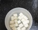 A picture of step 1 of Paneer- matar - capsicum vegetable.