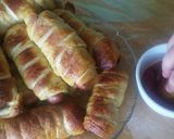 Foto del paso 15 de la receta: Pretzel hot dogs / perros calientes envueltos en pretzel