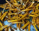 A picture of step 4 of Yam stir fry.