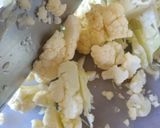 【美式蔬食】白花椰菜起司蛋餅的食譜步驟1照片