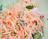 Hình bước làm 2 của món Gỏi đu đủ tôm thịt