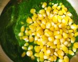 A picture of step 2 of Corn palak rice.