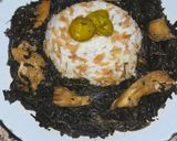 صورة لخطوة 4 من وصفة ملوخيه ورق مع الرز