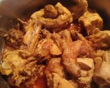 Foto do passo 1 de Frango estufado com arroz de pimentos e acelgas