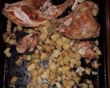 Foto del paso 3 de la receta: Pollo al horno con papas