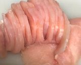 A picture of step 1 of Chicken and Onion salad.