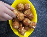A picture of step 5 of Sabudana aloo pakoda.