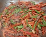 A picture of step 3 of Mutton Thukpa.