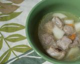 A picture of step 4 of Chinese yam spareribs soup.