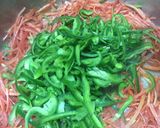 A picture of step 11 of Chicken vegetable roll.