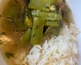 A picture of step 8 of Lebanese green beans stew.