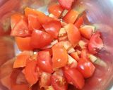 A picture of step 5 of Tomato Rice in Cooker.
