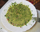 Foto del paso 3 de la receta: Tortilla de espinacas, jamón serrano y cebolla