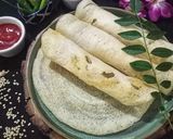 A picture of step 10 of Bhagar & Urad Dal Dosa (Barnyard Millet Dosa).