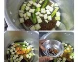 A picture of step 2 of Green Moong Soup.
