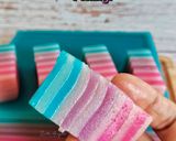 Gambar langkah 13 resipi Kuih lapis rainbow.