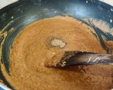 A picture of step 4 of Walnut Halwa.