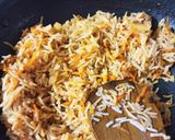 A picture of step 1 of Schezwan carrot rice with carrot sabzi.