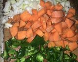 Foto del paso 1 de la receta: Revuelto de verduras y riso de espinaca