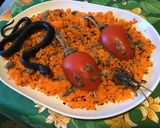 Une image de l'étape 7 de Souris de tomates sur champ de carottes (anchois,câpres, algues et melfor).
