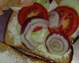 A picture of step 1 of Malai Sandwich.