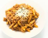 Foto del paso 9 de la receta: Pasta con crema de tomates cherry y carne picada al vino tinto