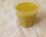 A picture of step 3 of Mango avocado juice#4weekschallenge.