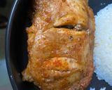 A picture of step 3 of Grilled Chicken Thighs with Rice, Steamed Veggies & Tomato Gravy.