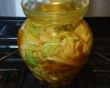 A picture of step 2 of Sweet and Spicy Fermented Cabbage 2023.