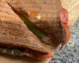 Hình bước làm 5 của món Bữa Sáng Ngon Với Sandwish, Bacon, Trứng, Cheese