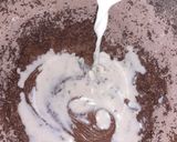 A picture of step 4 of Devil's Food Cake #homebaking.
