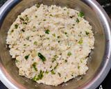 A picture of step 4 of Sabudana Vada.