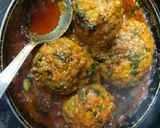 A picture of step 3 of Chicken nargisi kofta biryani.