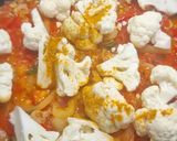 Paradicsomos, tejszínes zöldségragu (vegán) recept fázis 2 fotója