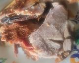 A picture of step 1 of Crockpot Orange Glazed Country Ham w/ Sweet Peppered Pineapple.