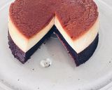 Hình bước làm 1 của món Chocolate flan cake - bánh gato flan