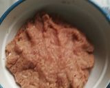 Baconba tekert, sajttal töltött fasírt recept fázis 1 fotója