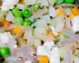 A picture of step 4 of Spinach Masala Rice Palak Masala Rice.