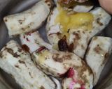 A picture of step 1 of Sweet potato payasam.