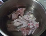 Hình bước làm 1 của món Nước Cốt Xương Hầm (Bone Broth) - trữ đông lạnh
