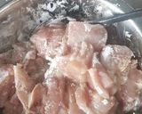 A picture of step 2 of Sweet and Sour Lychee Chicken.
