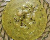 A picture of step 5 of Sorrel leaves bhaji.