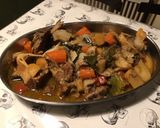 Une image de l'étape 24 de Chevreau aux légumes et os à moelle façon pot au feu revisité.