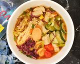 Hình bước làm 5 của món Mì Cay Healthy