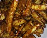 Foto langkah ke 5 dari resep Pisang Goroho Goreng Garo Gula / Stik Pisang  gula merah.