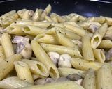 Foto del paso 4 de la receta: Salmón al horno con penne al burro