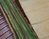 Foto langkah ke 15 dari resep Cake Lapis Susu Pandan.